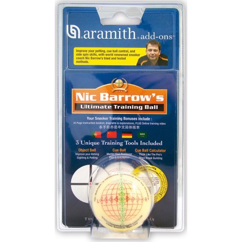 Тренировочный шар для снукера Nic Barrows 52,4 мм
