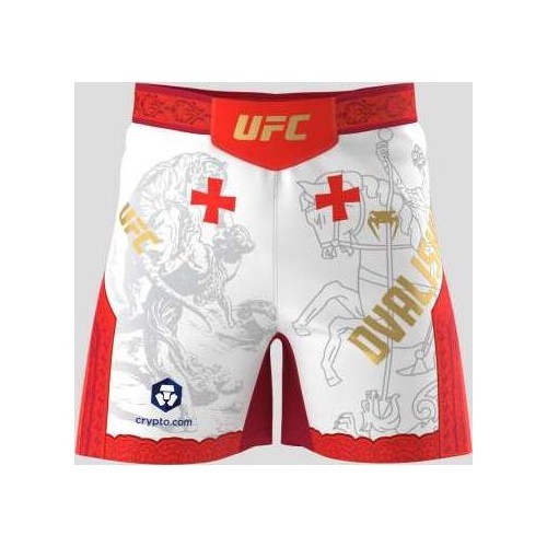 Vyriški UFC Unrivaled by Venum Merab Dvalishvili kovos šortai, balti