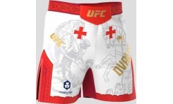 Мужские бойцовские шорты UFC Unrivaled by Venum Merab Dvalishvili, белые