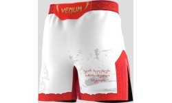 Мужские бойцовские шорты UFC Unrivaled by Venum Merab Dvalishvili, белые