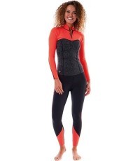 Верх гидрокостюма Jobe Verona 1.5mm Fury Red, размер S