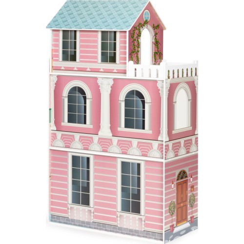 Didelis Barbie lėlių namas su baldų komplektu ECOTOYS