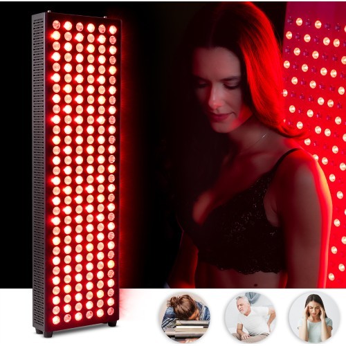 Raudonos šviesos terapijos panelė inSPORTline Brister – 180 LED - Juoda