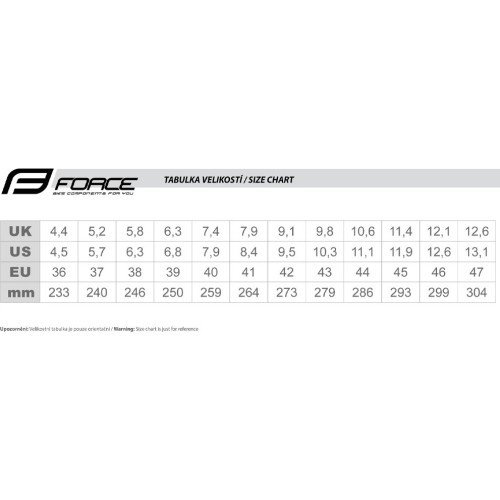 Batai FORCE plento LASH 44 (juodi)