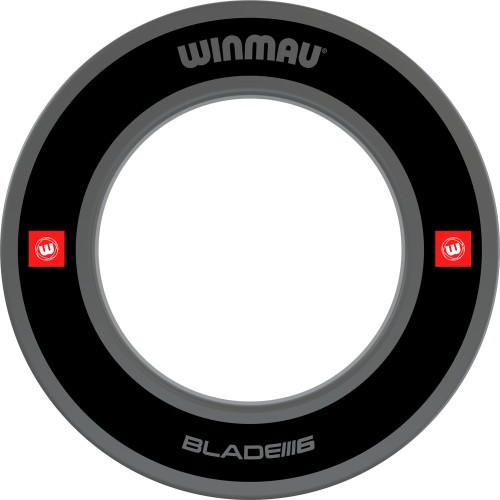 Winmau Pro Line 1.0 taikinio apsauginis žiedas, juodas