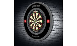 Winmau Pro Line 1.0 taikinio apsauginis žiedas, juodas