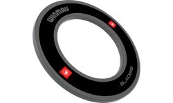Winmau Pro Line 1.0 taikinio apsauginis žiedas, juodas