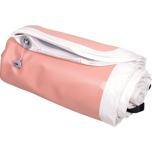 Pripučiamas gimnastikos kilimėlis inSPORTline Airstunt 500 x 100 x 10 cm Coral Pink