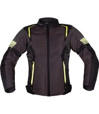 Summer Motorcycle Jacket W-TEC Pelyes - Gray-fluo