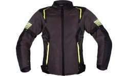 Vasarinė motociklininko striukė W-TEC Pelyes - Pilka-fluo