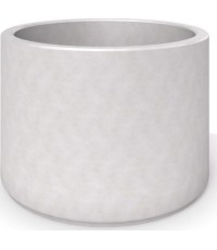 Baltas betoninis vazonas Inter-Play Deco 07