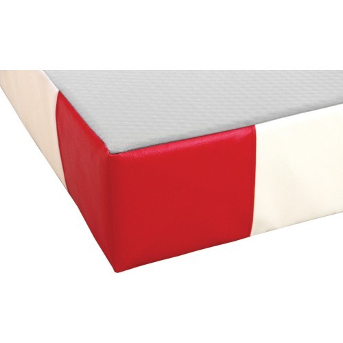 ADDITIONAL SAFETY MAT - SINGLE DENSITY - PVC AND JERSEY COVER - 240 x 200 x 20 cm