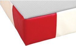 ADDITIONAL SAFETY MAT - SINGLE DENSITY - PVC AND JERSEY COVER - 240 x 200 x 20 cm