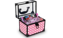 Children's makeup and nail cosmetics trunk set