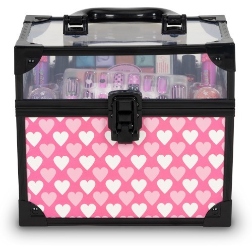 Children's makeup and nail cosmetics trunk set