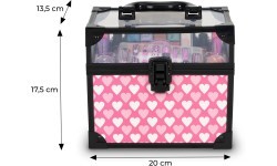 Children's makeup and nail cosmetics trunk set