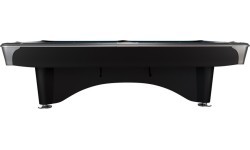Biliardo stalas Dynamic IV Pool, 9 ft, matinis juodas, Simonis 760 mėlynai žalias