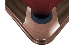 Biliardo stalas Pool Dynamic IV, Modern Brown, 8 ft, Simonis 760 mėlynai žalias