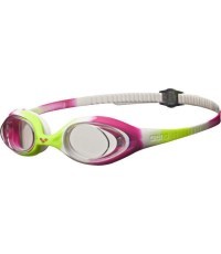 Очки для плавания Arena Spider JR, лаймово-розовые - 16