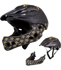 Downhill Helmet W-TEC Delgada - Golden Stars