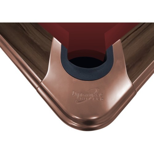 Бильярдный стол Pool Dynamic IV, Modern Brown, 9 футов, Simonis 760 сине-зелёный