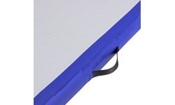Pripučiamas gimnastikos kilimėlis inSPORTline Airstunt 500 x 100 x 10 cm, baltas, su rankiniu pompu