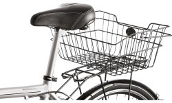 Fischer bicycle pannier bag for rack, steel (black)