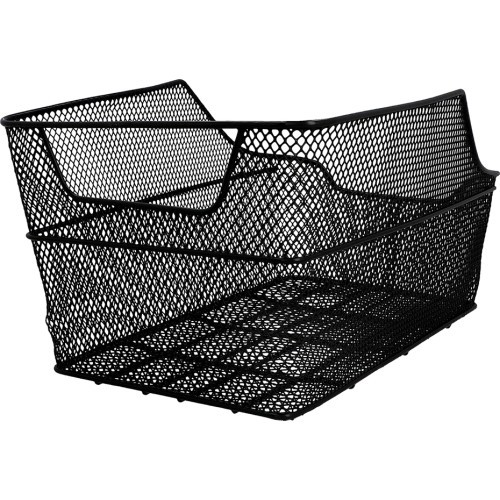 Fischer Rear Rack Bicycle Bag // up to 25 kg, steel (black)