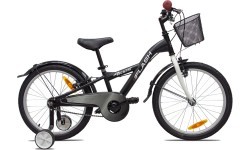 4KIDS Flash 20" bike, 1 speed, size 10" (25.5 cm), black