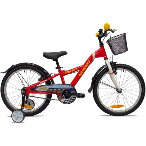 4KIDS Speed 20" // 1G, dydis 10" (25.5 cm) (raudona)