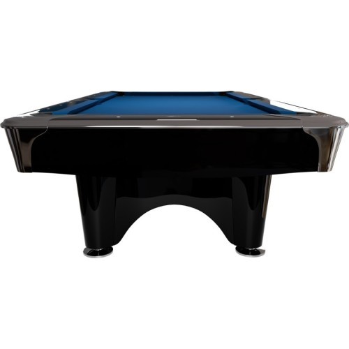 Billiard Table, Pool, Dynamic IV, shining black, 8 ft., Simonis 760 blue green