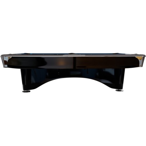 Billiard Table, Pool, Dynamic IV, shining black, 8 ft., Simonis 760 blue green
