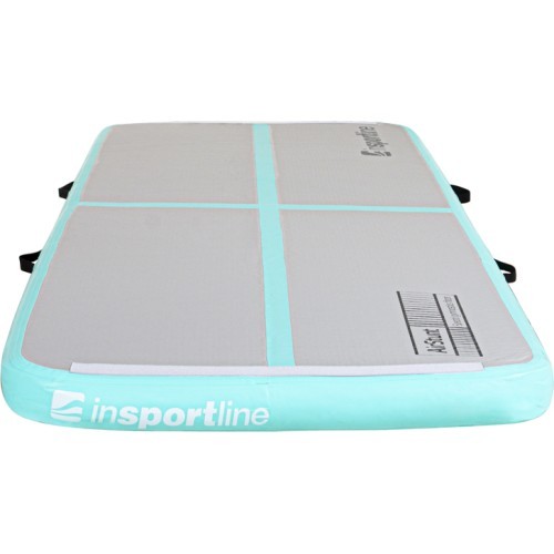 Inflatable Exercise Mat inSPORTline Airstunt 300 x 100 x 10 cm White w/ Electric Pump