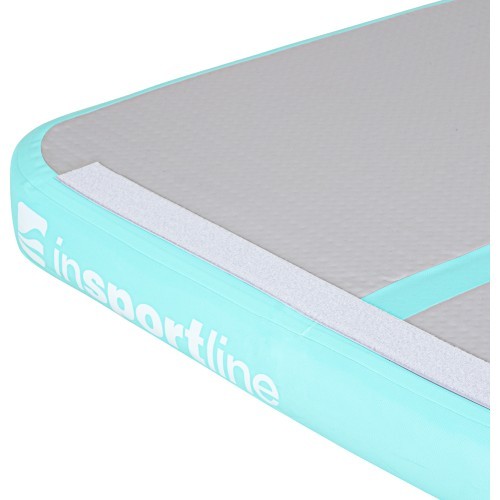 Pripučiamas gimnastikos kilimėlis inSPORTline Airstunt 300 x 100 x 10 cm, baltas, su elektriniu siurbliu