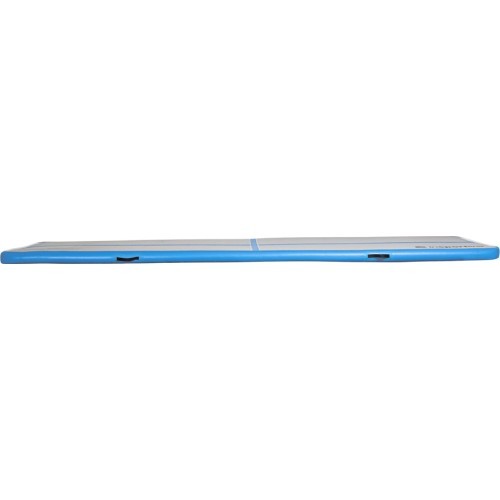 Pripučiamas gimnastikos kilimėlis inSPORTline Airstunt 400 x 100 x 10 cm, baltas, su elektrine pompa