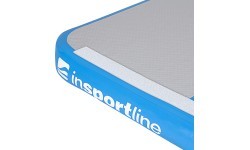 Pripučiamas gimnastikos kilimėlis inSPORTline Airstunt 400 x 100 x 10 cm, baltas, su elektrine pompa
