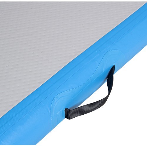 Inflatable Exercise Mat inSPORTline Airstunt 400 x 100 x 10 cm White w/ Electric Pump