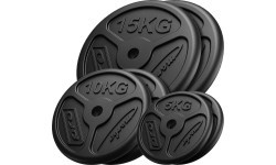 Комплект чугунных дисков Marbo, 60кг / 2x15кг + 2x10кг + 2x5кг