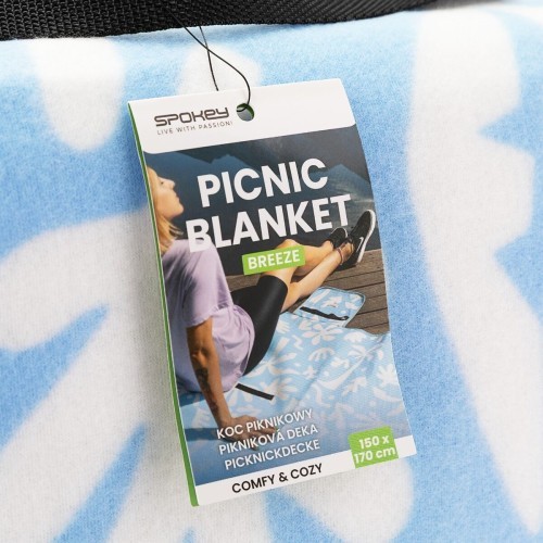 Three-layer picnic blanket Spokey BREEZE 150 x 170 cm