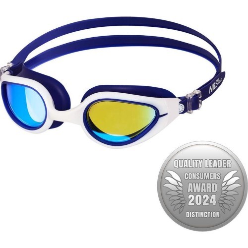 NQG480MAF BLUE/ WHITE SWIMMING GOGGLES NILS AQUA