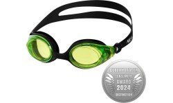 NQG600AF BLACK/ GREEN SWIMMING GOGGLES NILS AQUA