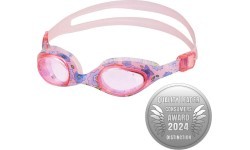 NQG170FAF PINK FLOWERS JUNIOR SWIMMING GOGGLES NILS AQUA