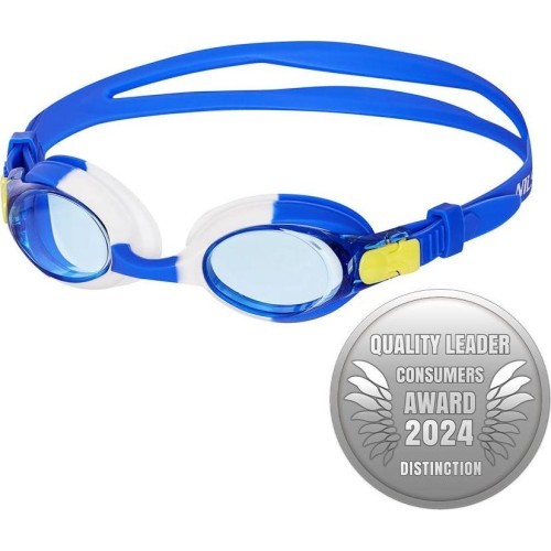 NQG700AF BLUE JUNIOR SWIMMING GOGGLES NILS AQUA