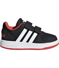 Adidas детская обувь Hoops 2.0 Cmf Black Red B75965