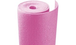 Коврик для йоги YM01 розовый ONE FITNESS