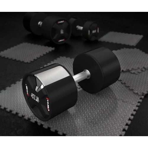 HPC SET SET OF POLYURETHANE Dumbbells 2 x 2.5 - 50 KG CPU (1050 KG) HMS