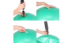 Новый серый гимнастический мяч HMS YB01 65 см