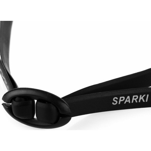 Swimming goggles with two stripes black Spokey SPARKI