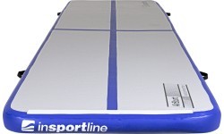 Pripučiamas gimnastikos kilimėlis inSPORTline Airstunt 500 x 100 x 10 cm, baltas, su elektriniu siurbliu