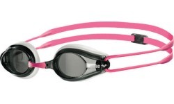 Tracks swimming goggles pink-smoke